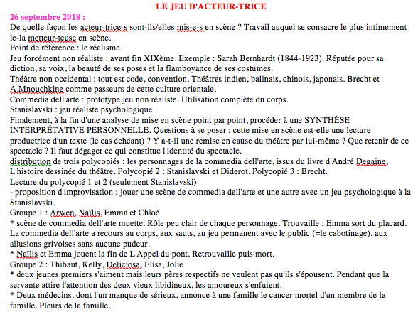 Description du cours 1