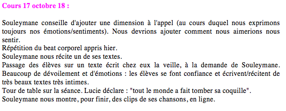 Description du cours 2